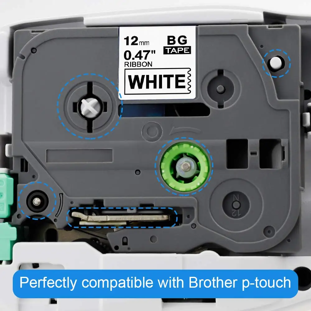 12 мм совместимый с Brother TZ атласные ленты TZe R231 R234 RE34 RN34 для принтера P Touch PTD600|Ленты