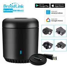 Broadlink RM Mini 3 BesCon RM4C мини умный WiFi ИК пульт дистанционного управления Лер приложение управление голосовым управлением работает с Alexa Google Home Mini