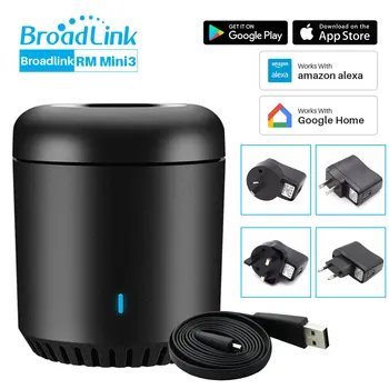 

Broadlink RM Mini 3 BesCon RM4C Mini Smart WiFi IR Remote Controller APP Control Voice Control Works With Alexa Google Home Mini