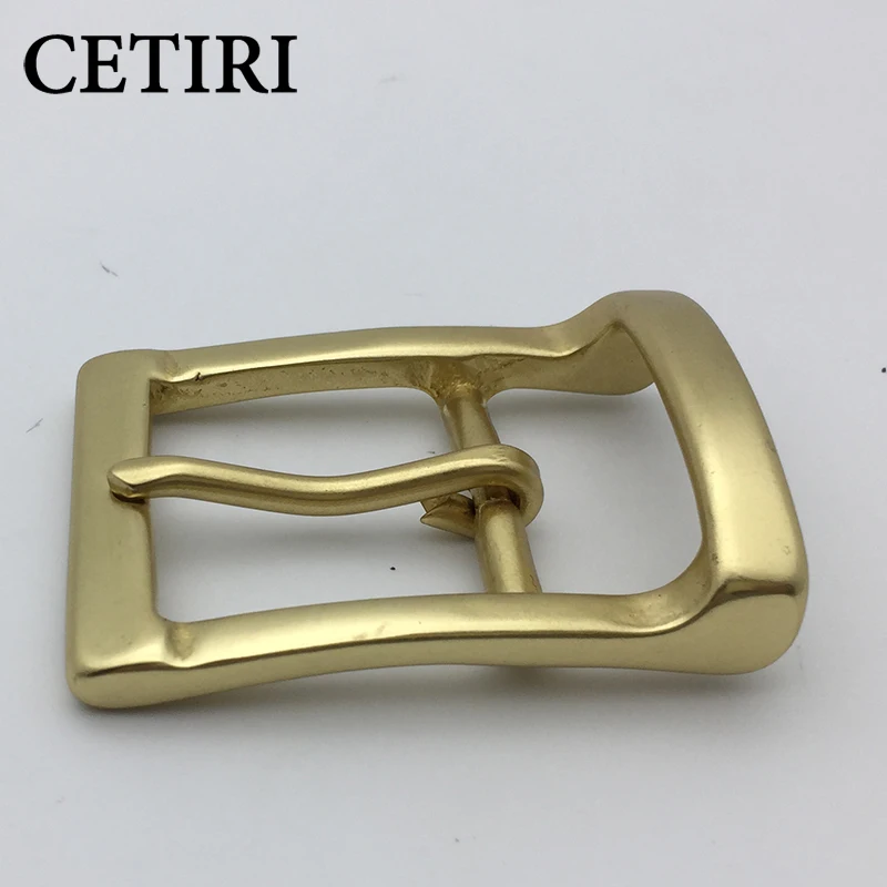 CETIRI DIY Кожа ремесло фурнитура твердая латунь пряжка ремень матовый металл