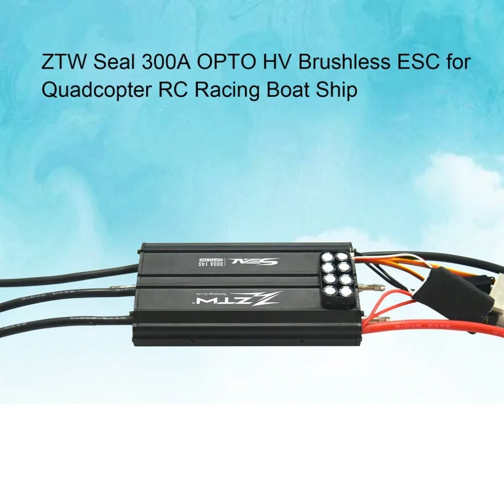ZTW уплотнение 300A OPTO HV бесщеточный ESC электронный регулятор скорости для дистанционного управления RC гоночный катер корабль запасные части