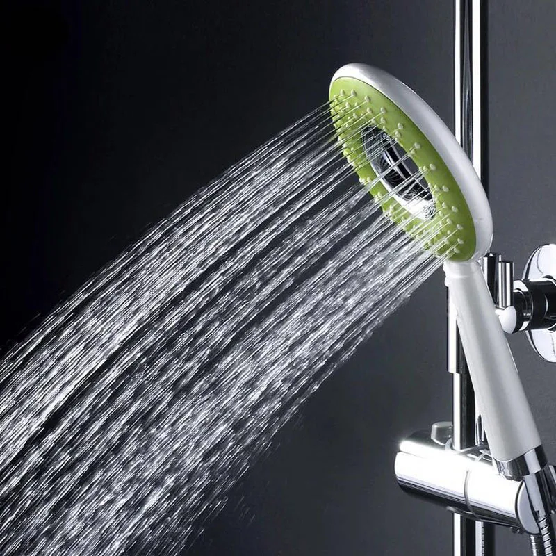 

BECOLA Chrome Pressure bathroom fashion hand shower Green hand water-saving shower nozzle Free shipping