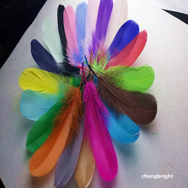 NewWholesalebeautiful20piecesHighqualityvelvetfeathers57inch