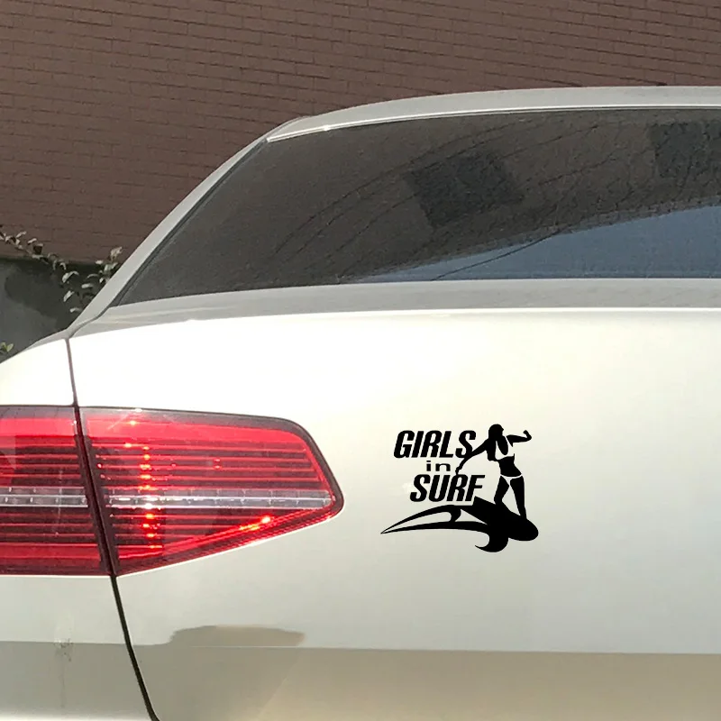1pc SEEYULE Girls in Surf Car Sticker Sports Enthusiast Motorcycle Car Styling Window Trunk Cover Vinyl Decal Accessories 1pc SEEYULE Girls in Surf Car Sticker Sports Enthusiast Motorcycle Car Styling Window Trunk Cover Vinyl Decal Accessories