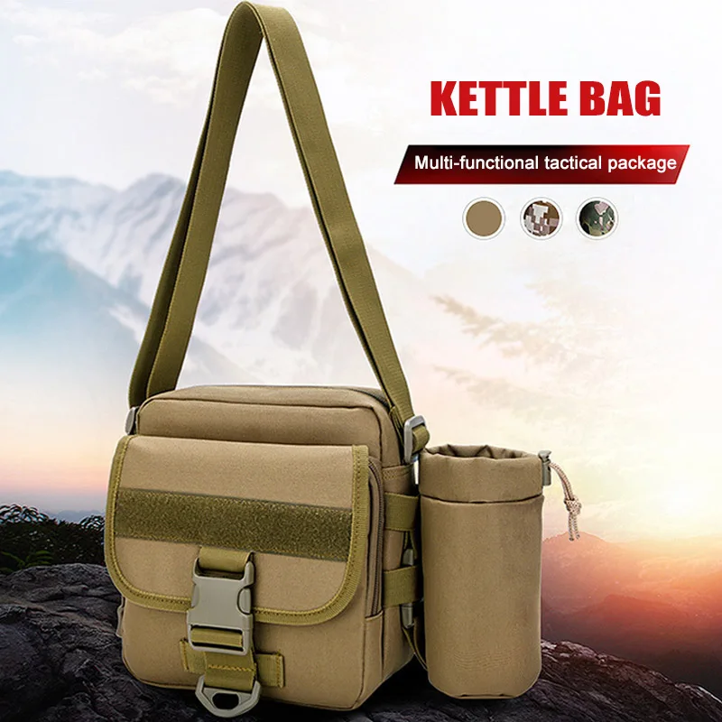 

Outdoor Tactical Bag Large Capacity Crossbody Shoulder Bag with Bottle Holder XR-Hot