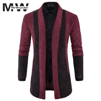 

Hot Sale 2018 Autumn Cardigan Male Fashion Quality Cotton Sweater Men Casual Gray Redwine Mens Knitwear Clothes SAN0