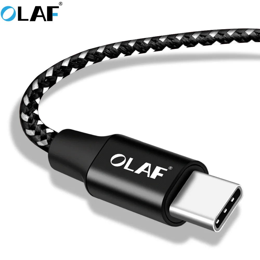 OLAF USB C для samsung galaxy s9 S8 Note 8 9 кабель типа c One plus 6 5t XiaoMi mi6 mi5 1 м 2 3 быстрой зарядки и
