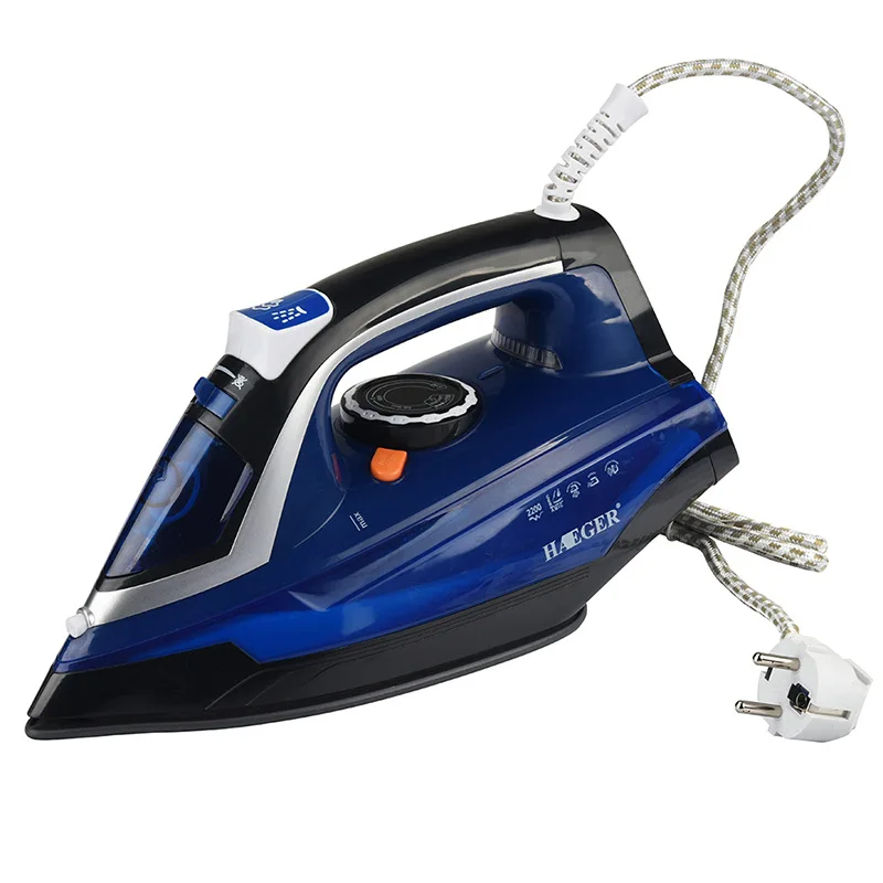 2200W Handheld Portable Electric Steam Iron For Clothes High Quality Ceramic Soleplate HG-1237