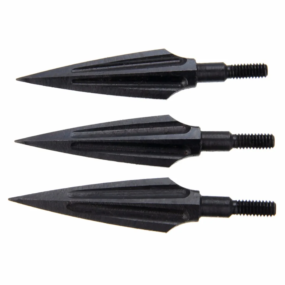 Buy 3Pcs/Lot Black Willow Leaf Broadhead Arrowhead