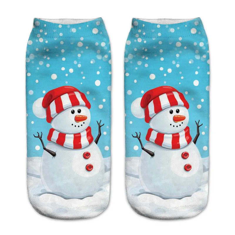 Dreamlikelin носки на год с Рождеством модные рождественские носки с рождественской елкой, Санта Клаусом, снеговиком, рождественские носки с оленями