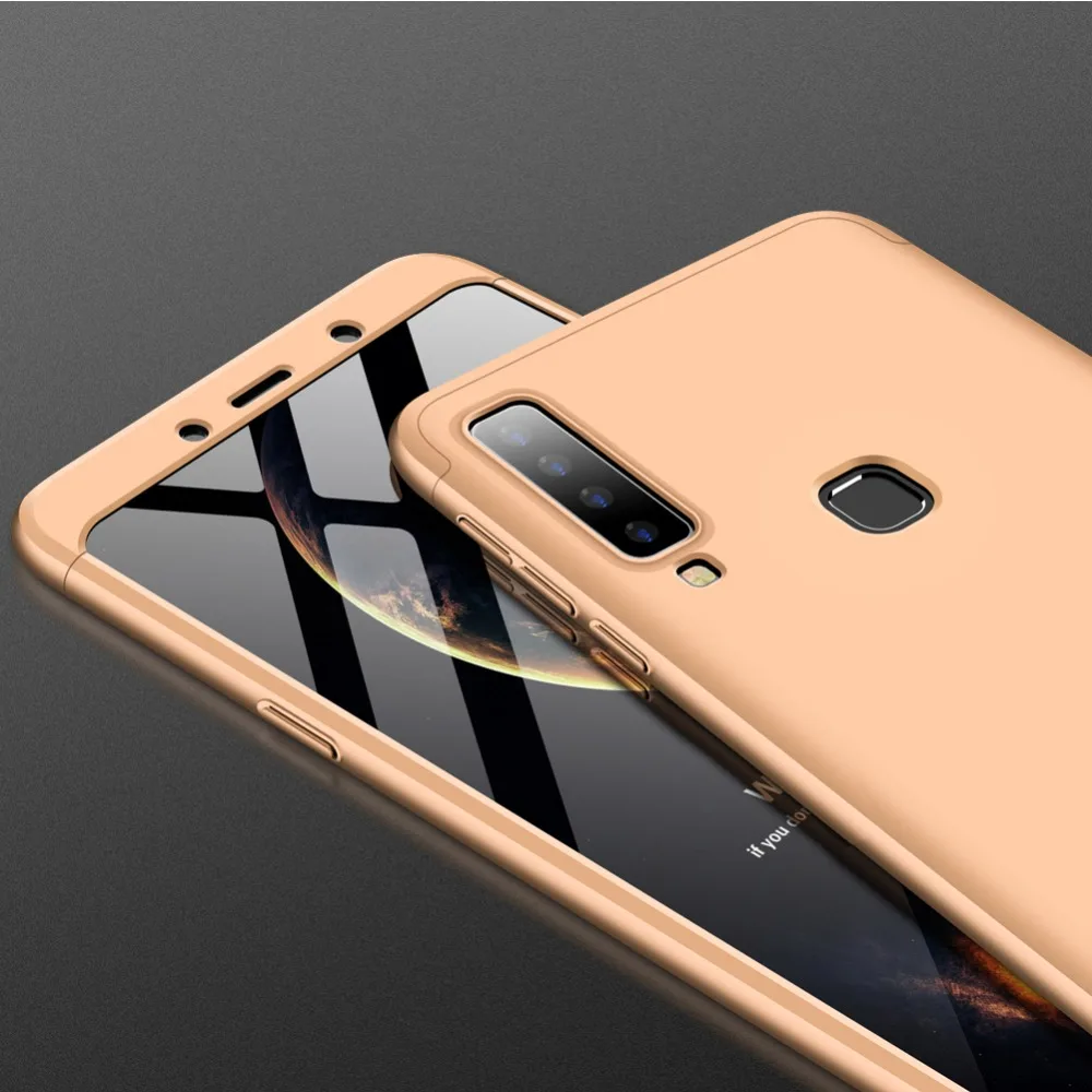 3 In 1 Phone Case for Samsung Galaxy S6 S7 Edge Phone Cover for Galaxy S9 C9 Pro J4 J7 Prime Galaxy A8 Detachable Phone Protect