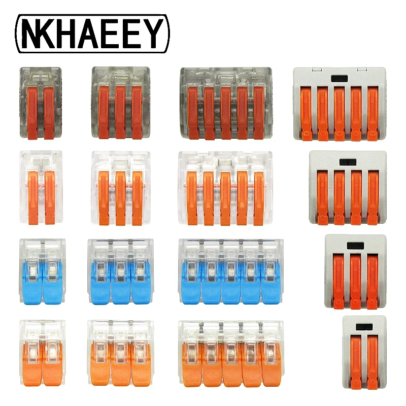

Free Shipping (30-50pcs/lot) WAGO PCT type mini fast wire Connectors,Universal Compact Wiring Connector push-in Terminal Block