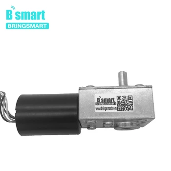 

Bringsmart Brushless DC Worm Gear Motor 5840-3650 DC 12V 24V BLDC With Self-locking Braking Gearbox 8-470rpm Elecric Motor