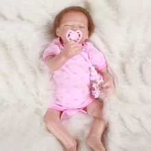 50cm Kawaii BeBe Reborn Doll PP Cotton Body Silicone Reborn Dolls Babies Lifelike Newborn Baby Gift Juguetes Kid Toys Brinquedos 22 reborn baby dolls menina brinquedos wonderful children gift newborn dolls boys babies toys for kids sb5554 bebe juguetes