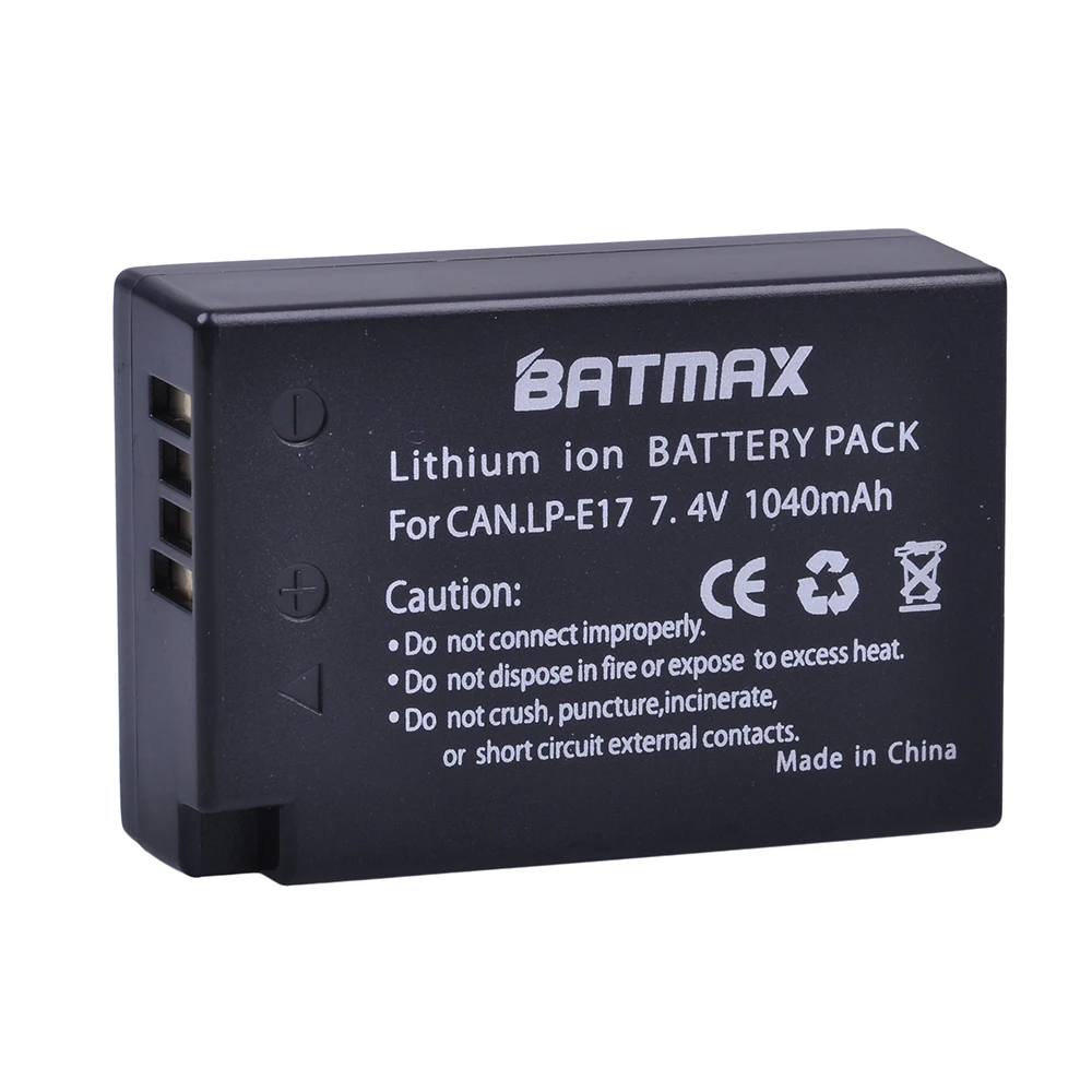 

1-Pack LP-E17 LPE17 LP E17 Rechargeable Battery for Canon For EOS M3 M5 750D 760D T6i T6s 800D 8000D Kiss X8i