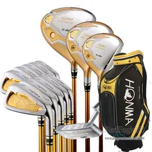 Compelete клубный набор Хонма S-03 4 звезды клюшки для гольфа драйвер fairway Wood Утюги сумка клюшки графитовая клюшка для гольфа