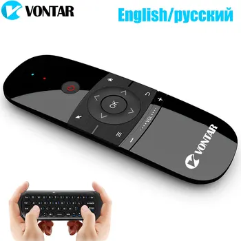 

2.4Ghz Air Mouse Remote Control Wireless Keyboard English/Russian 6-Axis Motion Sensing IR Learning for Android TV BOX/Mini PC