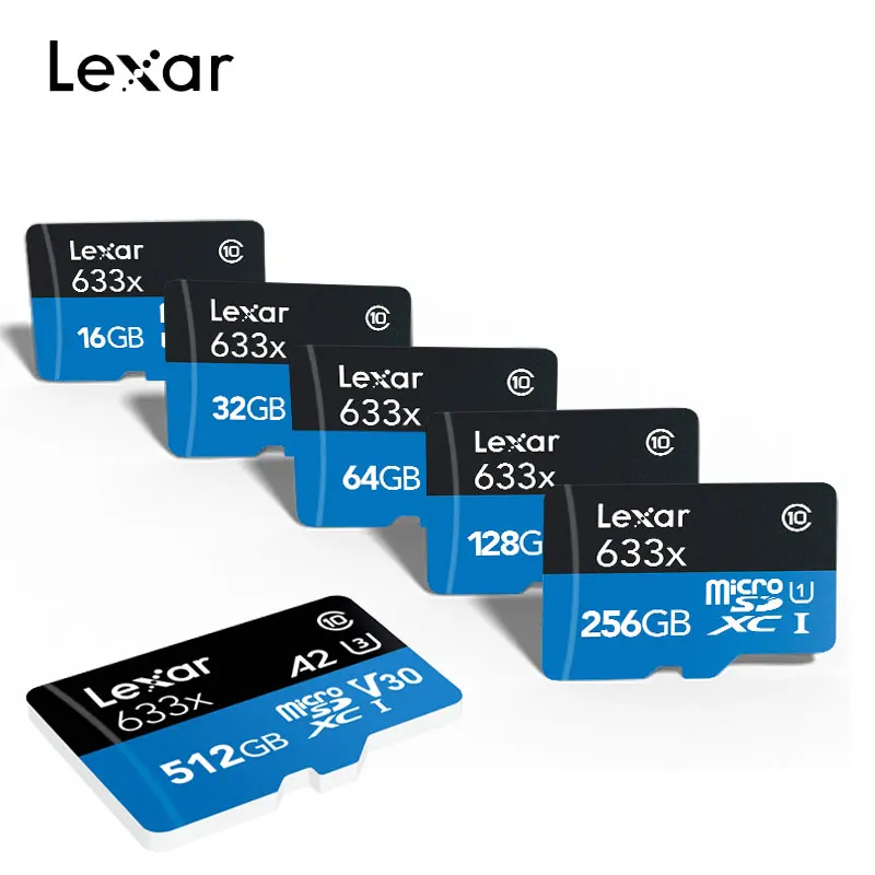 

2019 Lexar Dropshipping Memory Card 16gb 32gb 64gb 128gb 256gb 512gb microSD SDHC/SDXC Class10 95MB/S TF Flash carte micro SD
