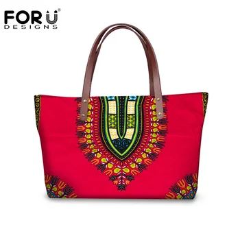 

FORUDESIGNS Handbags 2018 African Traditional Design Women Large Tote Shoulder Bags Women's Bags Handbag Woman Crossbody Bolsas