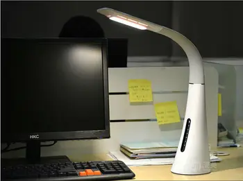 

[Seven Neon]8sets fashion Portable 7W 30LM COB LED table lamp with flexible arm and sliding touch dimmer led desk lamp