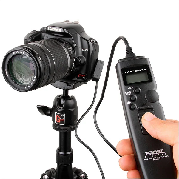 PROST TC C1 Интервалометр Таймер дистанционный шнур спуска затвора для Canon 60D 600D 1000D 550D
