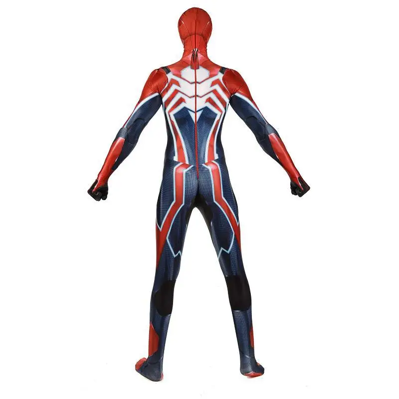 PS4 скоростной костюм Человека паука спандекс зентай игры Spidey Косплей Хэллоуин