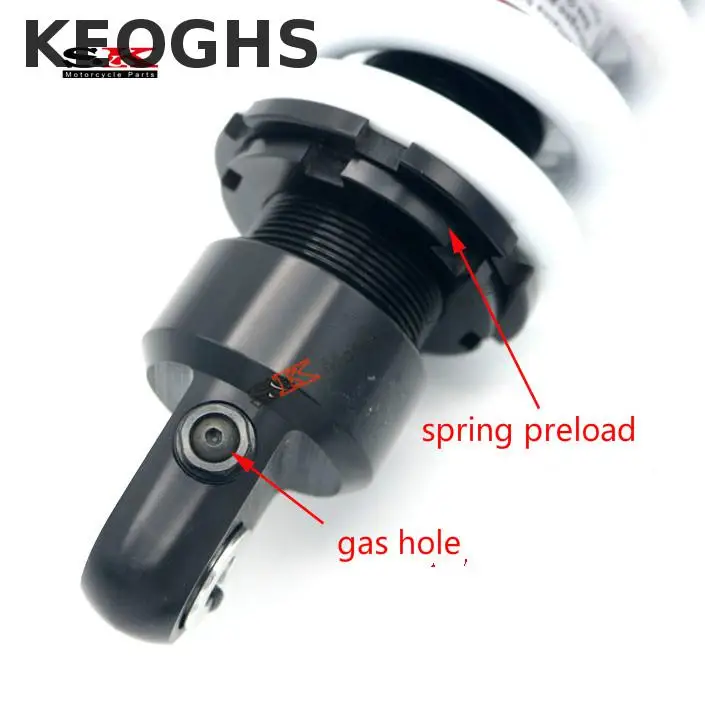 KEOGHS Dirt Pit Bike Rear Shock Absorber Rebound Damping Adjustable 270mm 280mm 290mm 300mm For Motocross Honda Yamaha Kawasaki KEOGHS Dirt Pit Bike Rear Shock Absorber Rebound Damping Adjustable 270mm 280mm 290mm 300mm For Motocross Honda Yamaha Kawasaki