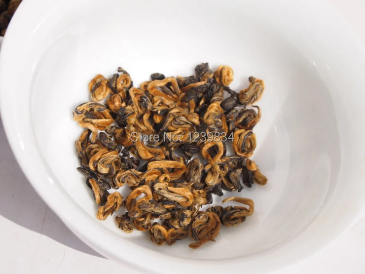 

50g AAAA curly jinjunmei, Dian Hong,JinJunmei,Yunnan Black Tea,Free Shipping