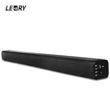 LEORY 3D TV Bluetooth Soundbar Speaker Home Theater 50W 4 Loudspeakers Multifunctional Stereo Sound bar Wall Hanging Speaker