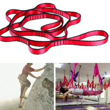 

Outdoor Climbing Rope Climbing Auxiliary Rope Downhill Aerial Yoga Hammock Daisy Ring Sling Equipment Wear Ring Camping Hiking