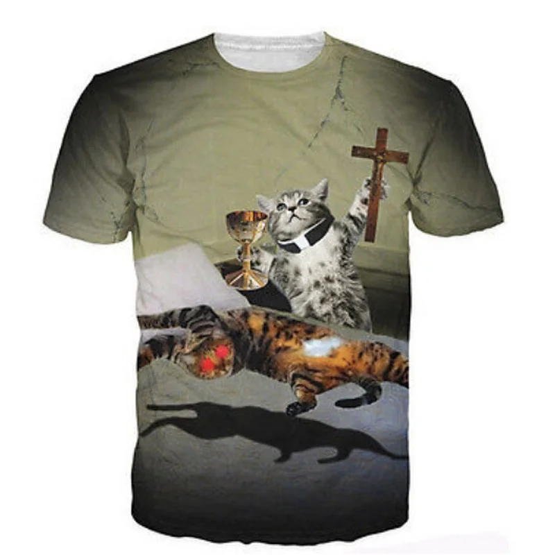 3 d cat shirts