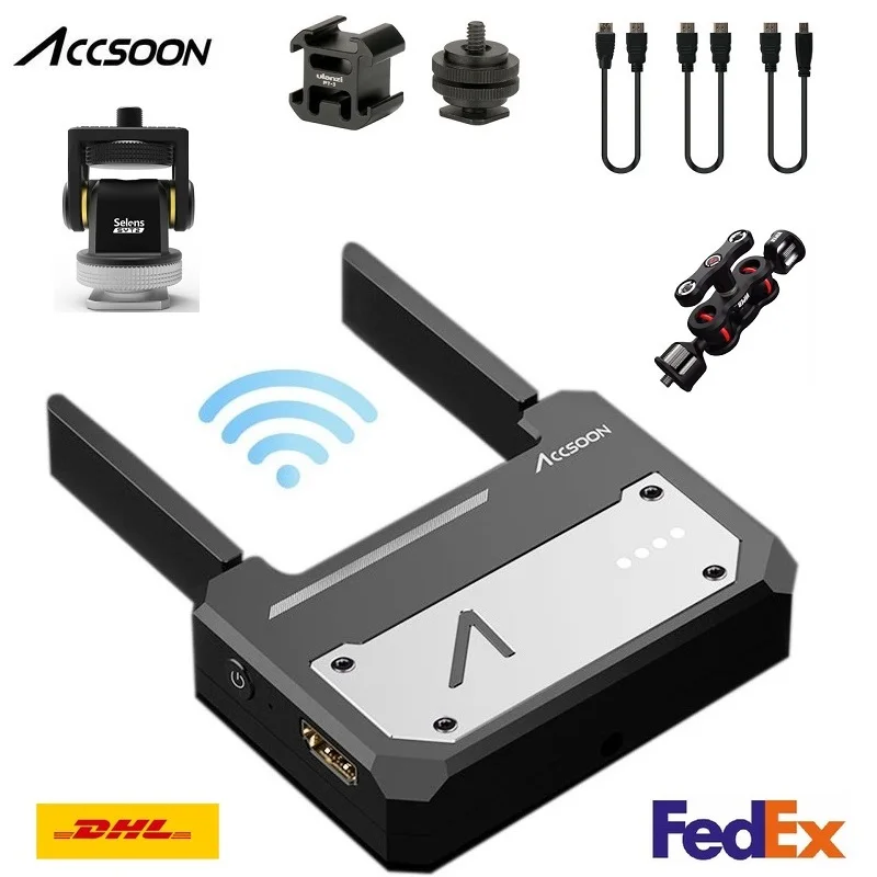 

In Stock Accsoon CineEye Wireless 5G 1080P WiFi HDMI Transmission Device Video Transmitter For IOS iPhone iPad Andriod Phone