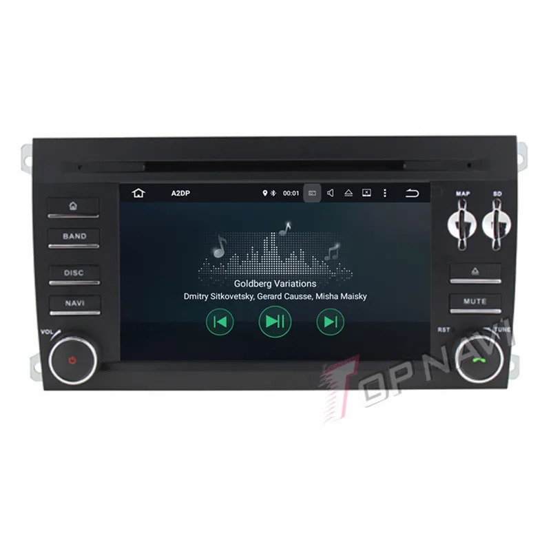 Excellent Topnavi Quad Core Android 7.1 Car DVD Player for Poesche Cayenne 2003 2004 2005 2006 2007 2008 2009 2010 Radio GPS Navigation 19