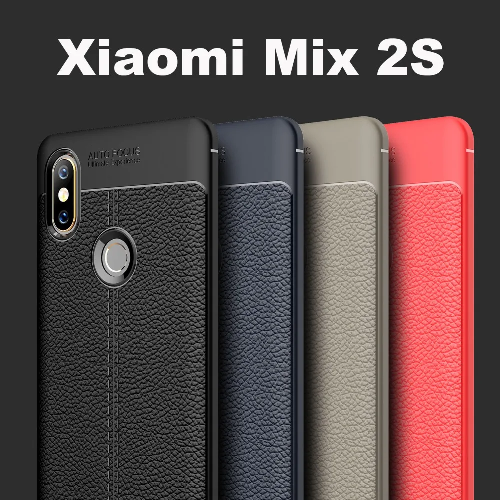 Мягкий чехол для Xiaomi Mi Mix 2 S роскошный противоударный мягкий силиконовый