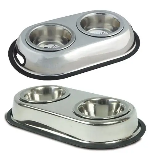 FEEDER Steel Stainless 2 in 1 2x480 ml. WITH ASAS |
