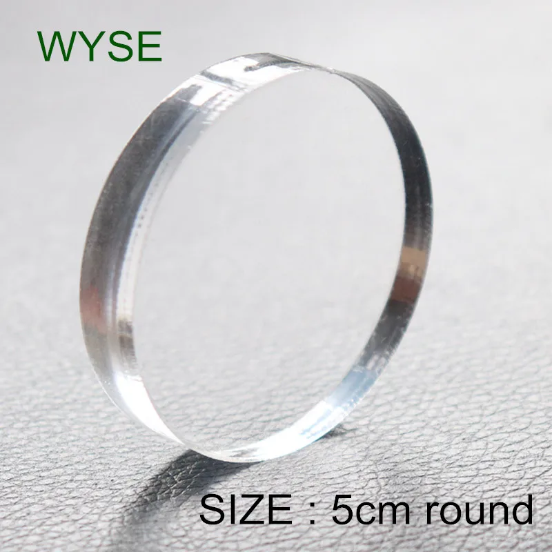 

Round Ink pad clear Transparent Stamp handle Acrylic Pad DIY scrapbooking ProcessEssential Decoration Tools acrylic block