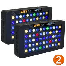 2 шт диммируемая 165 Вт аквариумная светодиодная подсветка полный спектр коралловый риф аквариум