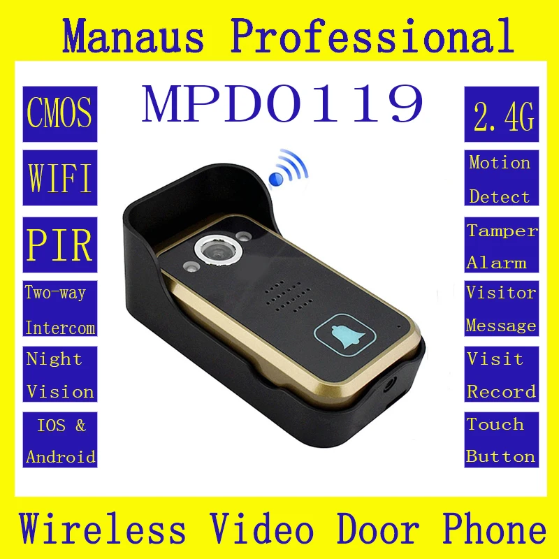 Hot Product  Newest WiFi DoorBell Wireless Smart IR Night Vision Video Doorbell Intercom System Home Improvement