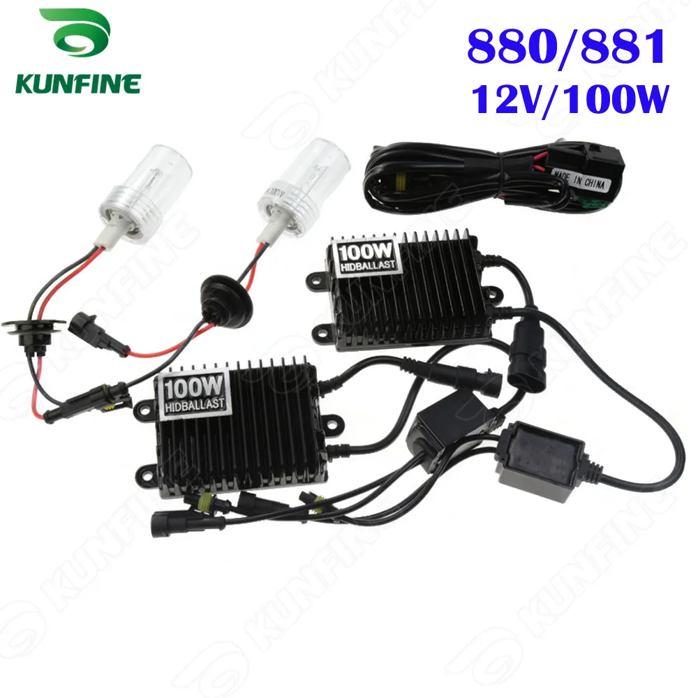 12V 100W Xenon Headlight 880 881 HID Conversion xenon Kit Car HID light with AC ballast