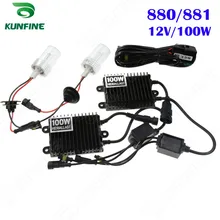 12 V/100 W ксеноновая фара 880/881 HID конверсионный ксеноновая лампа для автомобиля с балласт переменного тока для передняя фара на велосипед