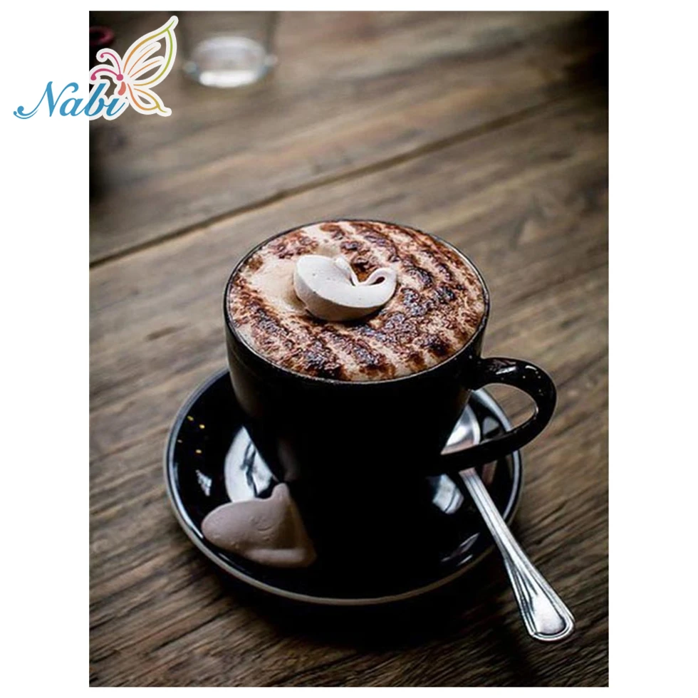 

5d diy diamond painting full square Diamond embroidery coffee - diamond mosaic drill 309DD