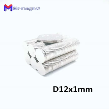 

1000pcs 12x1mm magnet 12x1 Super strong sticking neo neodymium D12x1 magnets N35 D12x1mm, 12x1 permanent magnet neodymium 12*1mm