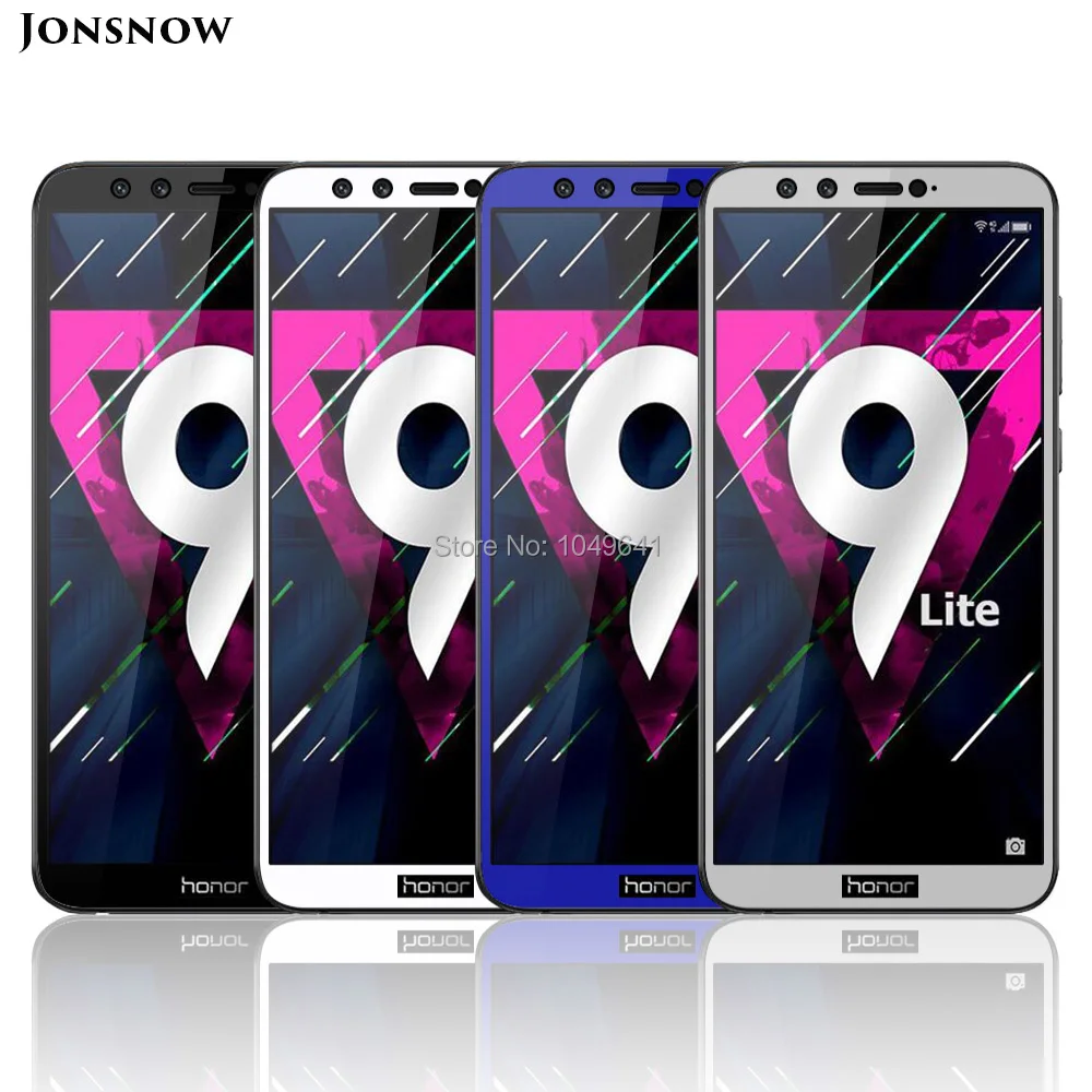 KHW1773_1_High Quality 2.5D Full Screen Cover Tempered Glass Screen Protector for Huawei Honor 9 Lite 5.65 inch