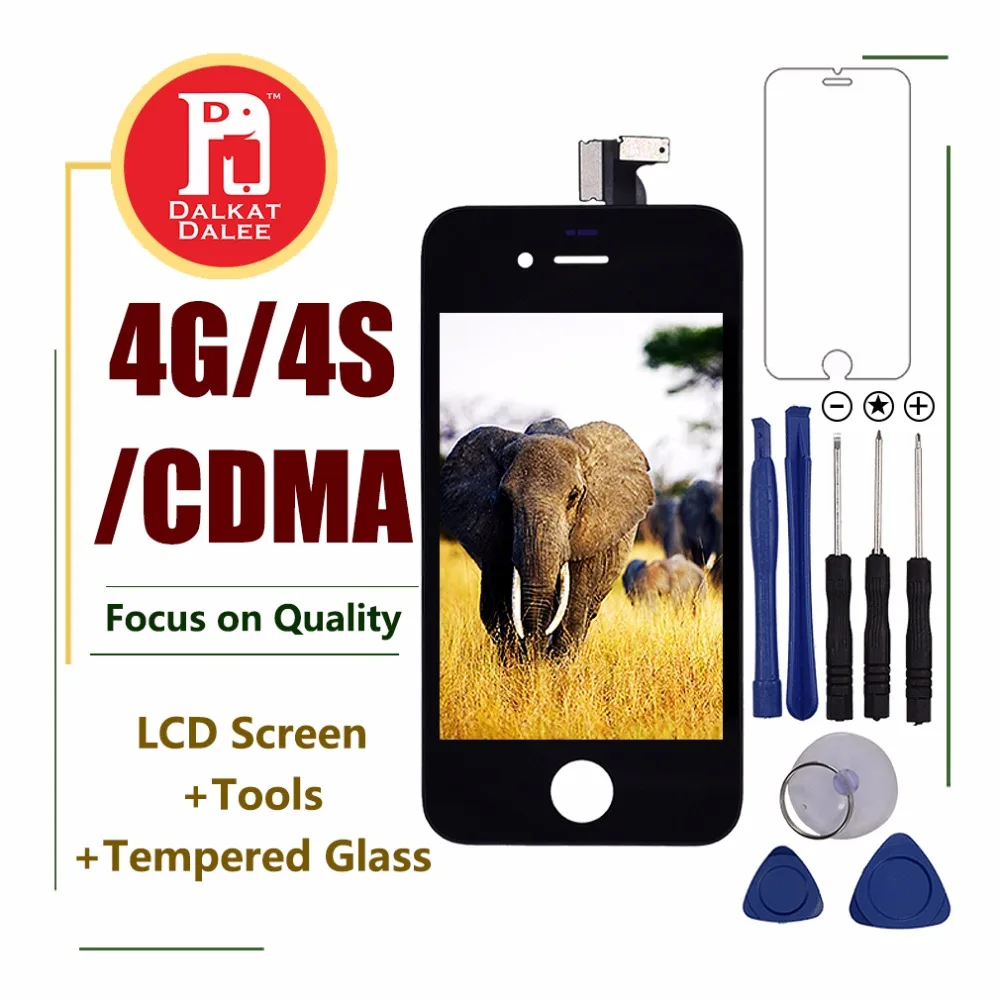 

For iPhone 4 4S CDMA LCD Display Touch Screen Digitizer Assembly Phone Replacement Parts Black White LCD For Apple iPhone