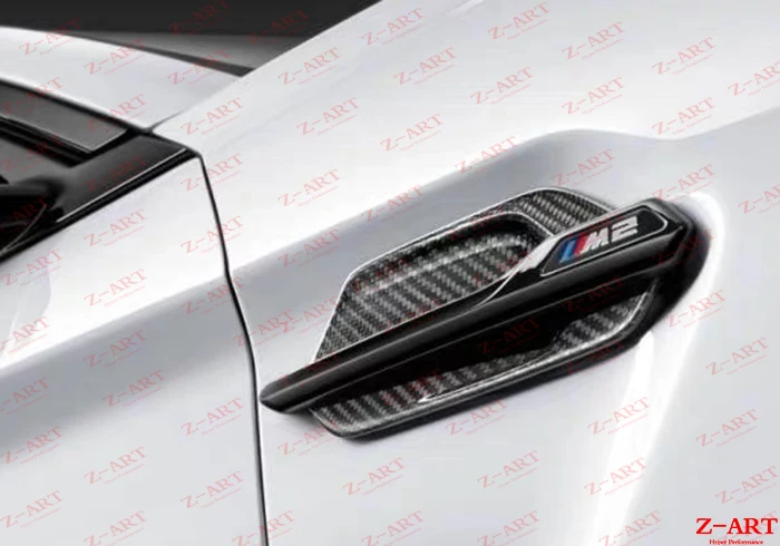 

Z-ART Carbon fiber fender trim for BMW M2 2015-2019 Real carbon fiber fender vents for BMW F87 M2 free DHL shipping
