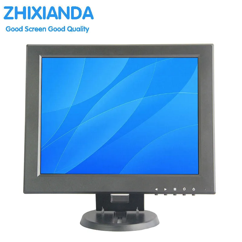 12 inch Mini PC Display Monitor 1024x768 HD VGA Resistive Touch Screen Monitor POS Machine Small