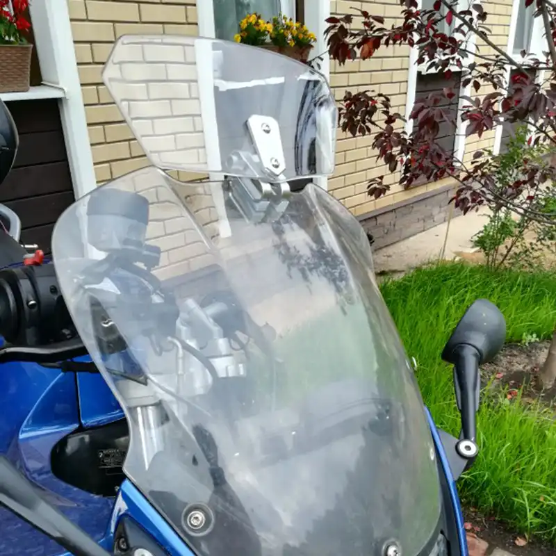 Motolovee Best Motorcycle Windshields Extension Spoiler Windscreen Screen Extender Replacement Unviersal For Davidson Bmw Aliexpress