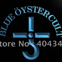 LF173-синий устричный культовый светодиодный неоновый знак