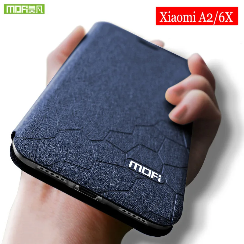 

For Xiaomi mi 6x case soft Silicon Mofi for Xiaomi 6x case Flip Leather for xiaomi mi a2 case TPU Funda xiaomi a2 mia2 case 5.99