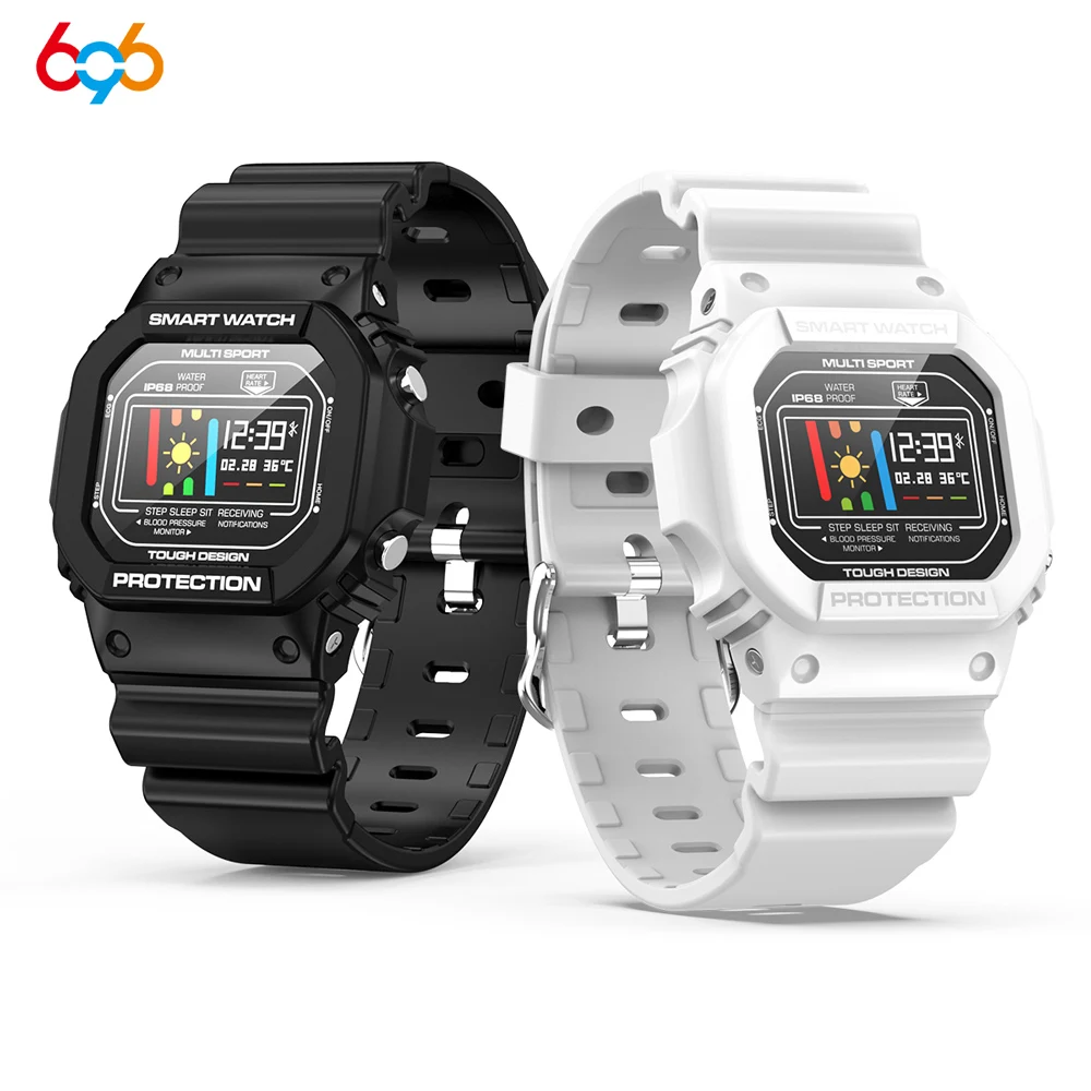 

696 X12 smart watch unisex style sleep heart rate blood pressure monitoring ECG multiple sports mode IP68 waterproof bracelet